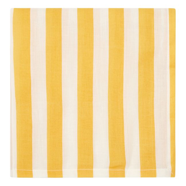 Serviette de table Yellow Sun Stripes