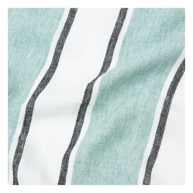 Tischdecke Sartene aus Leinen  | Seladon