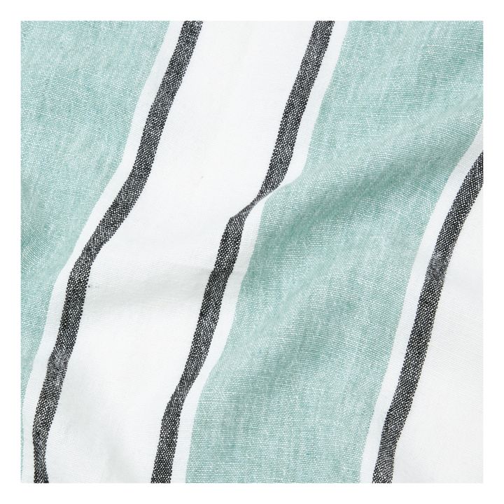 Tischdecke Sartene aus Leinen  | Seladon- Produktbild Nr. 2