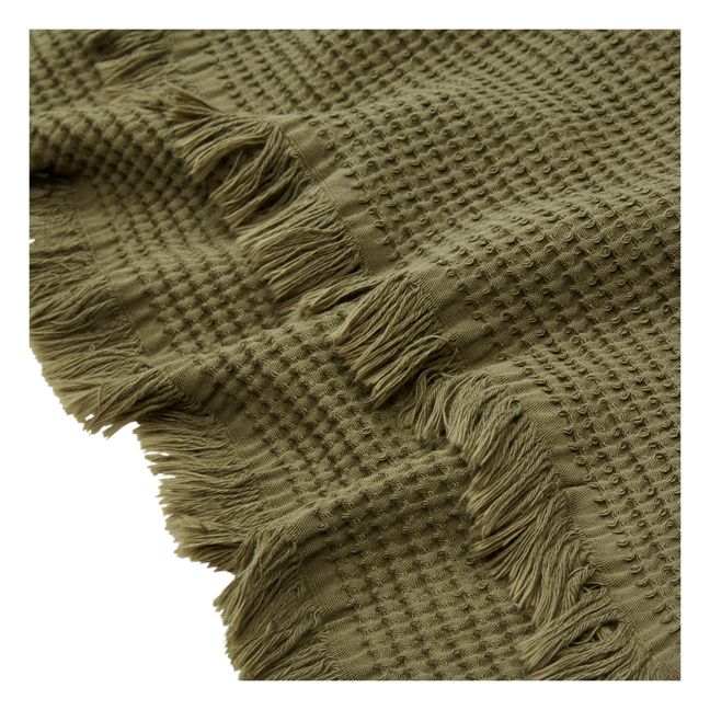 Badetuch Timor mit Wabenstruktur | Khaki