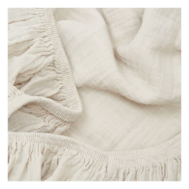 Dili Cotton Voile Fitted Sheet  | Tiza