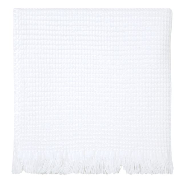 Timor honeycomb bath towel | Bianco