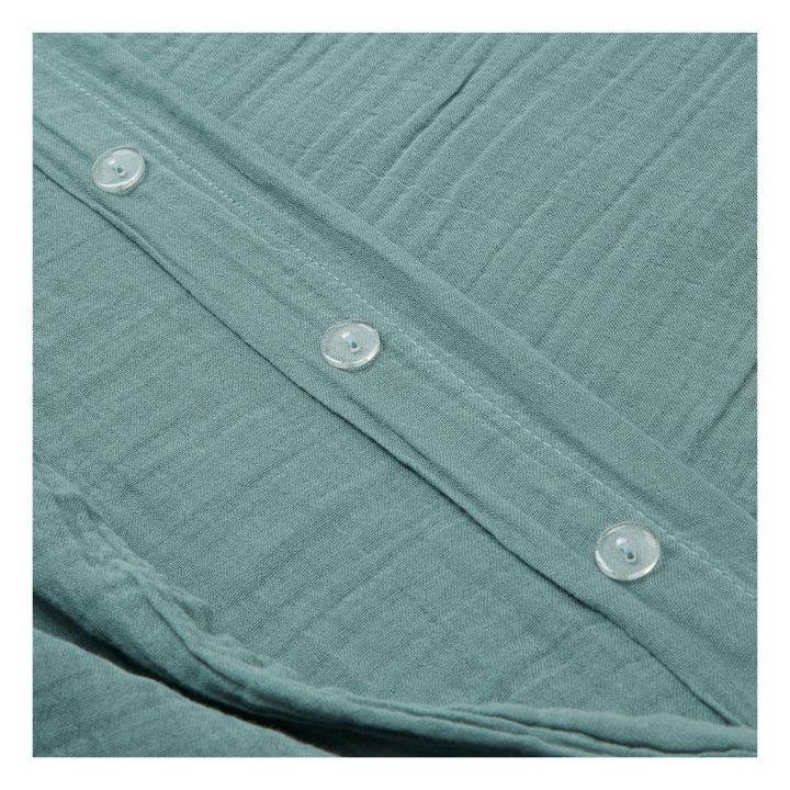 Bettbezug Dili aus Baumwollvoile  | Bleu stone- Produktbild Nr. 4