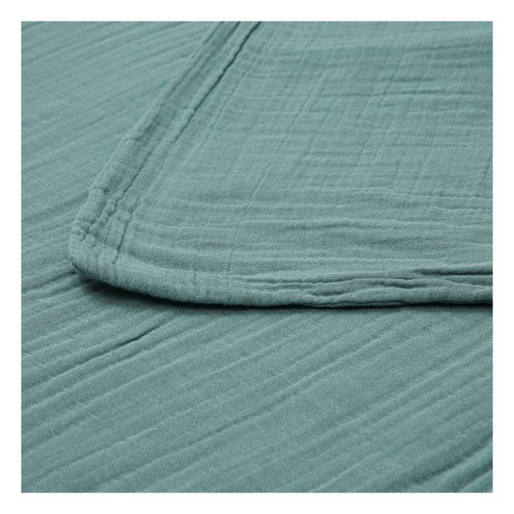 Bettbezug Dili aus Baumwollvoile  | Bleu stone- Produktbild Nr. 3