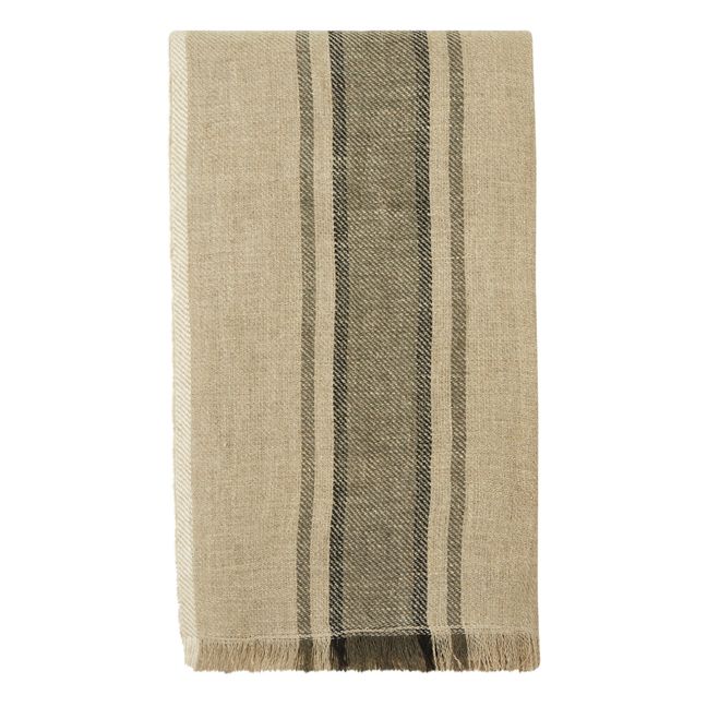 Colcha de lino Tizza  | Verde Kaki