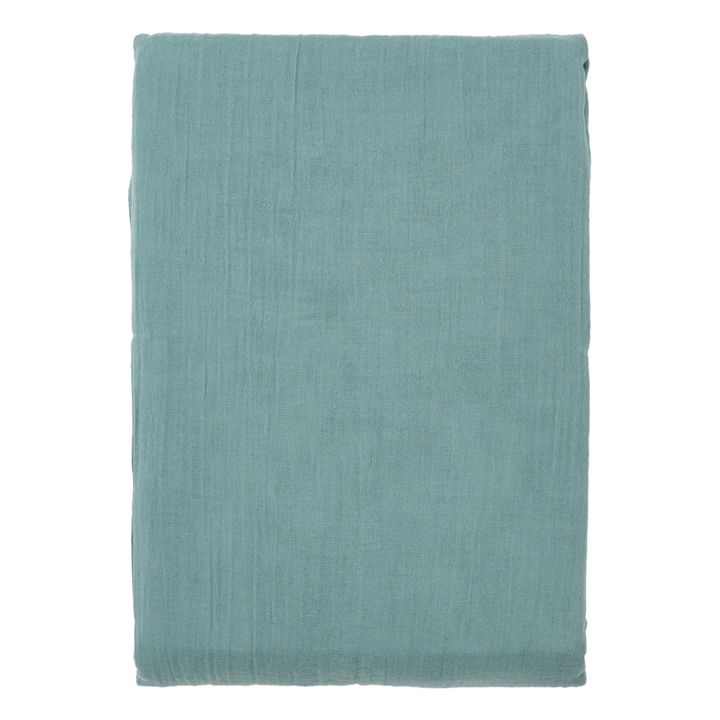 Bettbezug Dili aus Baumwollvoile  | Bleu stone- Produktbild Nr. 0