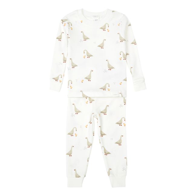 Organic cotton Pyjama Mother Goose | Ecru