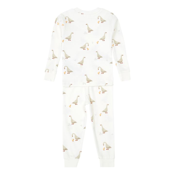 Pijama de algodón orgánico Mamá Oca | Crudo- Imagen del producto n°2