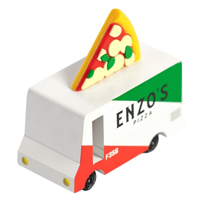Wooden Pizza Van