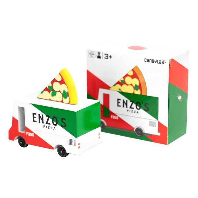 Wooden Pizza Van