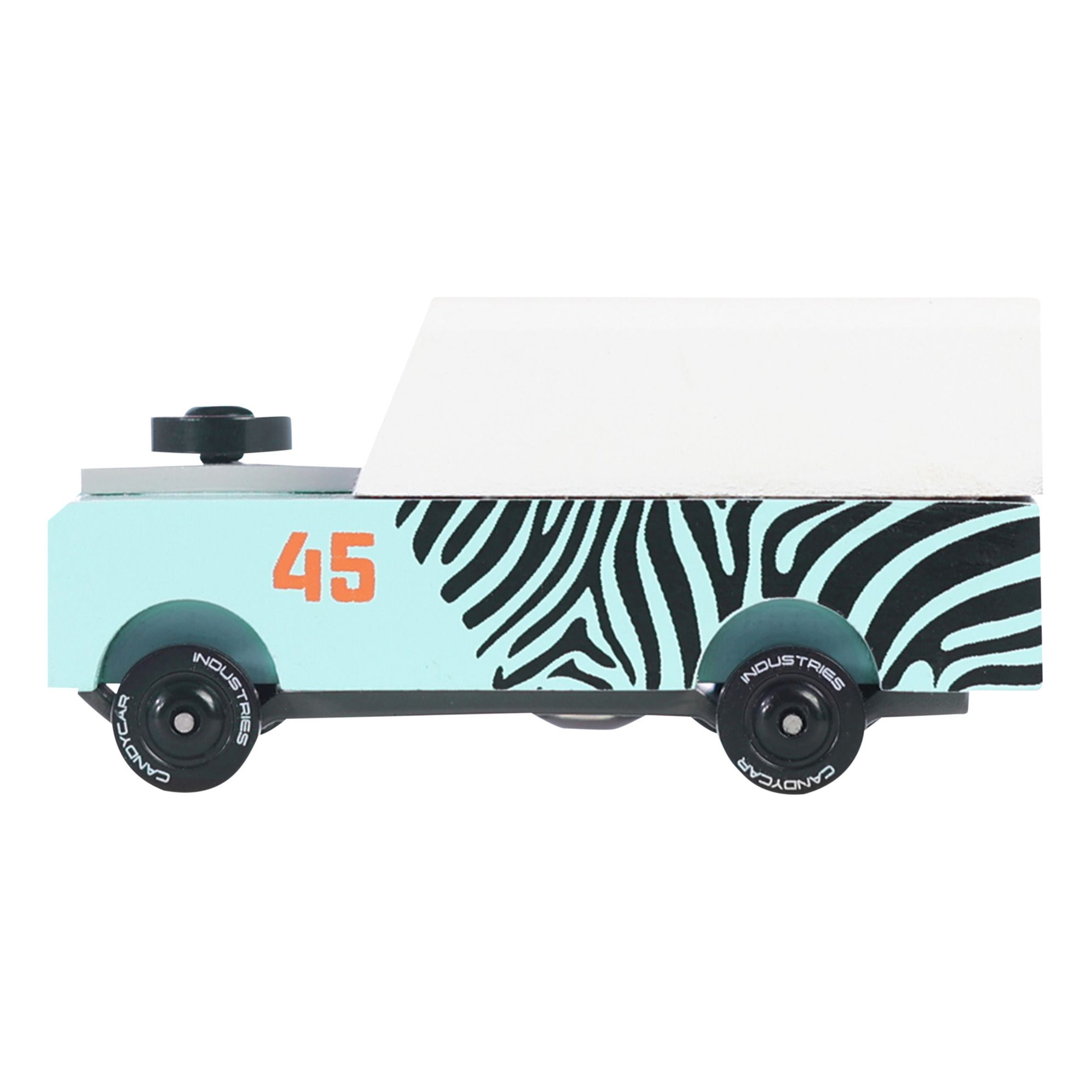 Candylab Auto Zebra aus Holz