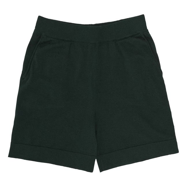 Shorts in cotone organico | Verde foresta