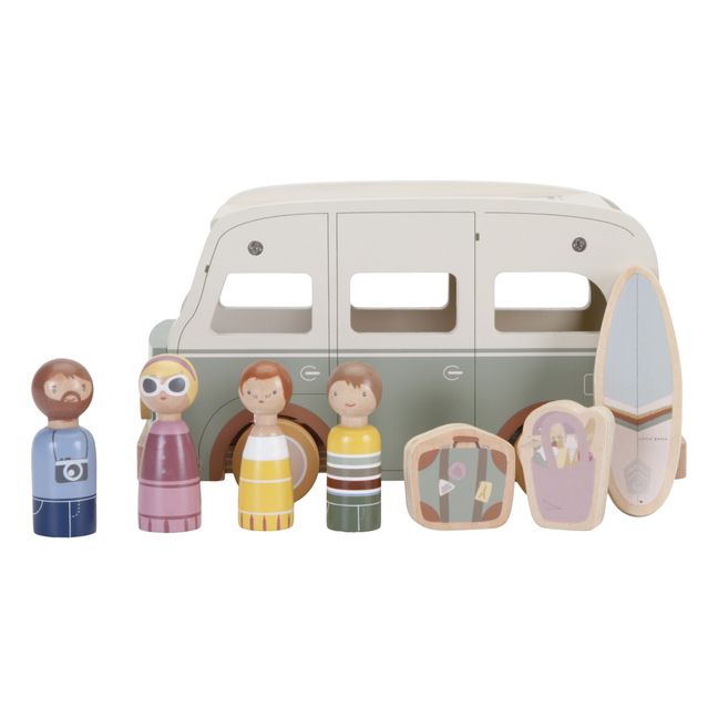 Van retro en bois 