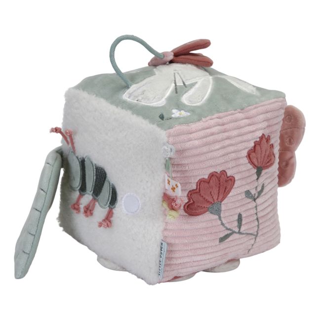 Cube d'activités en tissu - Flowers & Butterflies