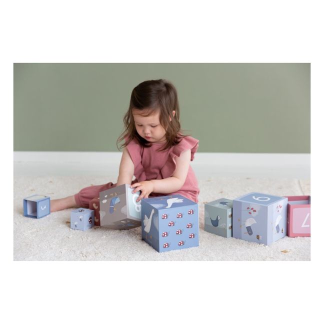 Cubes à empiler Oie en carton - Little Goose