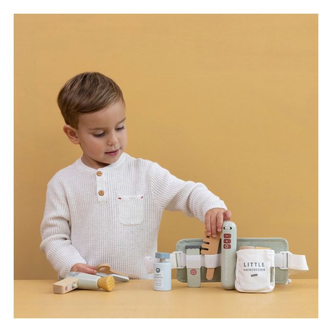Kit de peluquería de madera