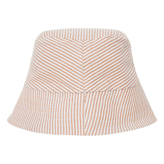 Nino Meryl Stripes Bucket Hat | Caramelo