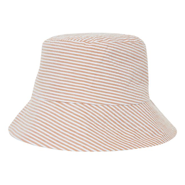 Nino Meryl Stripes Bucket Hat | Caramello