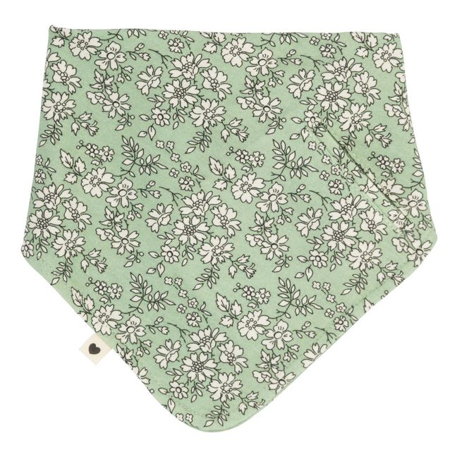 Schnullerkette und Bandana-Lätzchen - Bibs x Liberty | Salbei