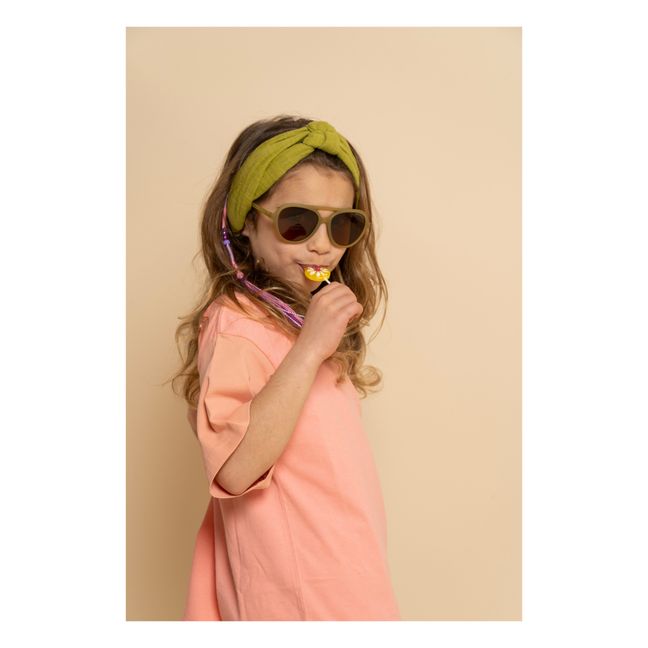 Lunettes de Soleil Aviator | Vert olive