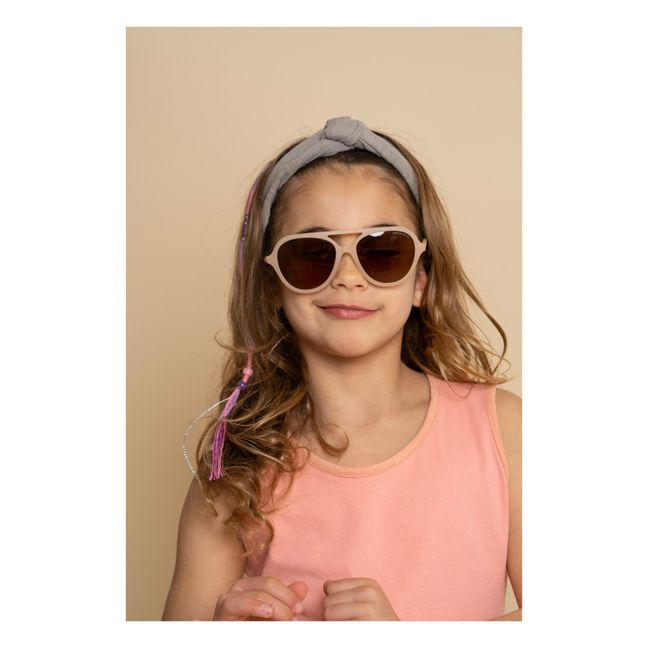 Aviator Sunglasses | Cream