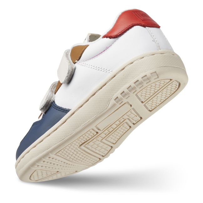 Zapatillas de piel Drew | Azul Marino