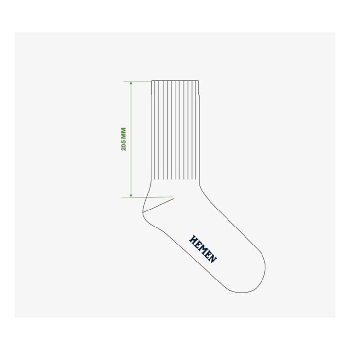 2 Pairs of Organic Cotton Socks | Bianco- Immagine del prodotto n°4