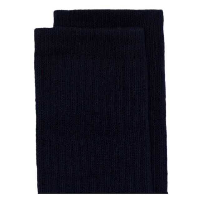 2 Pairs of Organic Cotton Socks | Azul Marino