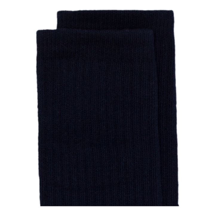 2 Pairs of Organic Cotton Socks | Azul Marino- Imagen del producto n°2