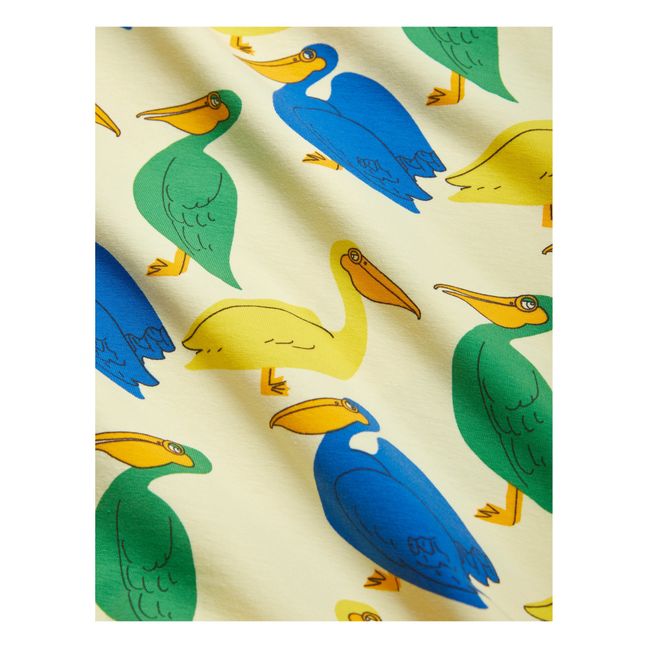 Pelicans Organic Cotton Dress | Yellow