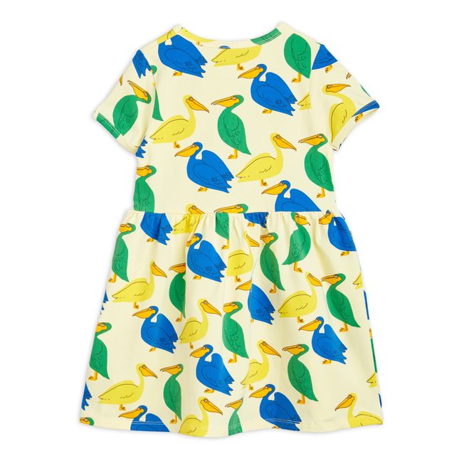 Robe Coton Bio Pélicans | Jaune