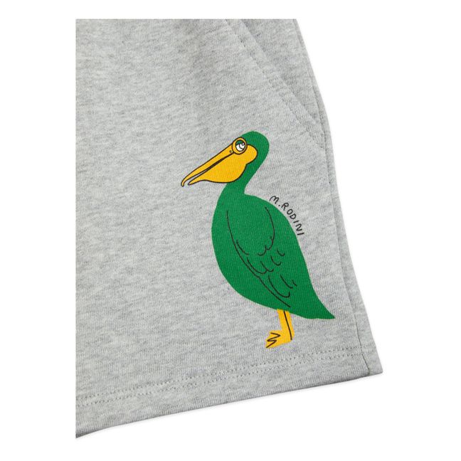 Pelican Organic Fleece Shorts | Heather grey