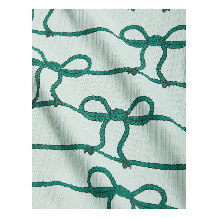 Body de algodón orgánico Nudos | Verde- Imagen del producto n°3