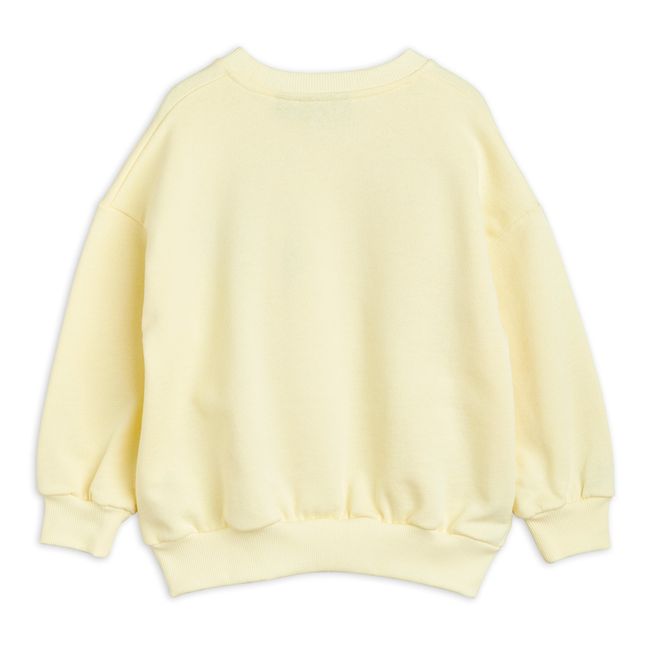 Organic Cotton Coquillage Sweatshirt | Yellow