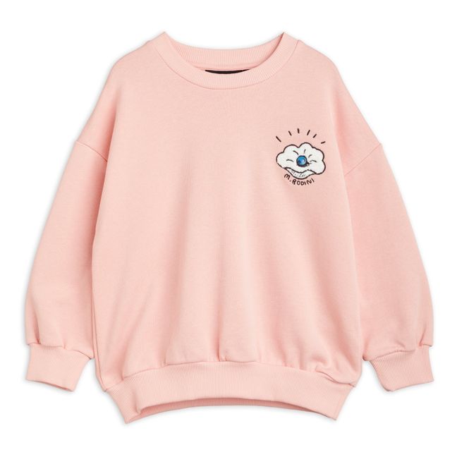 Sweat Coton Bio Coquillage | Rose