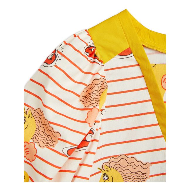 Blusa de algodón orgánico Caballito de mar | Rojo