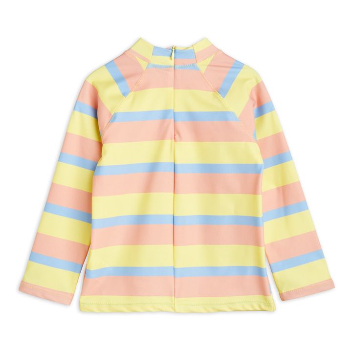 Pastellfarbenes gestreiftes Anti-UV-T-Shirt | Rosa- Produktbild Nr. 2