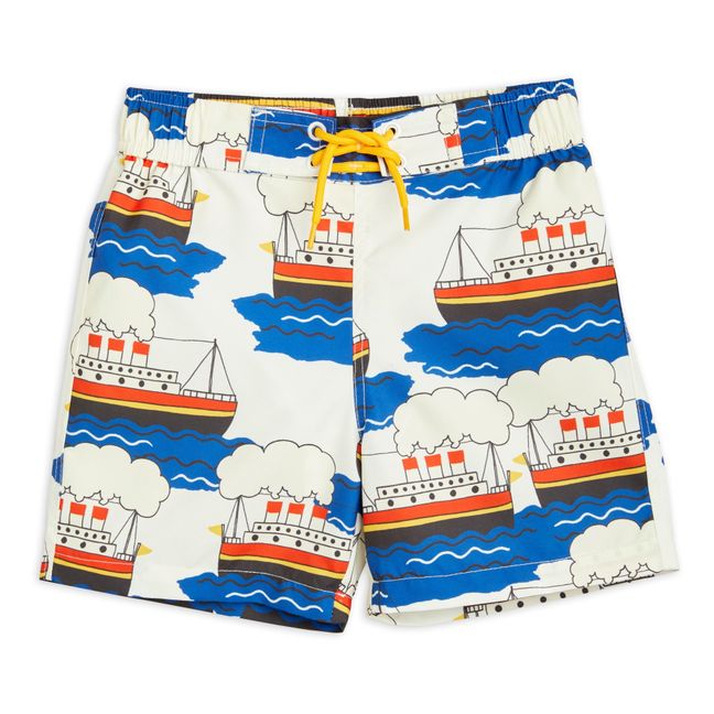 Ferry Recycled Polyester Swim Shorts | Blue