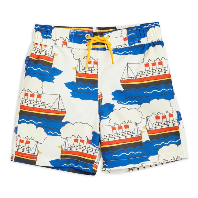 Short de Bain Polyester Recyclé Ferry | Bleu