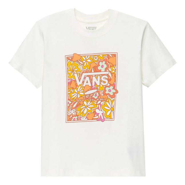 Psychedelic Floral T-Shirt | Ecru
