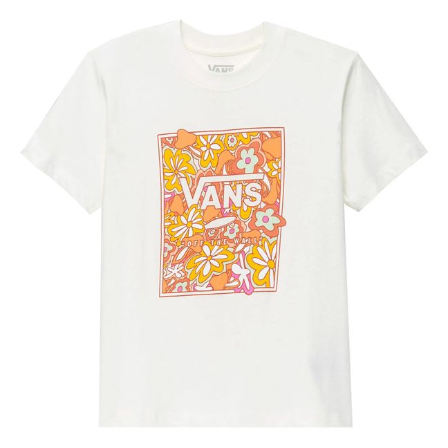T-shirt Psychedelic Floral | Ecru
