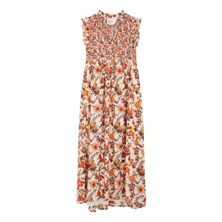 Leon & Harper Robe Rage Gipsy Coton Bio Ecru Smallable