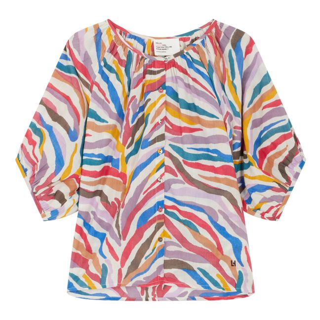Cool Tiger Organic Cotton Blouse | Rosso