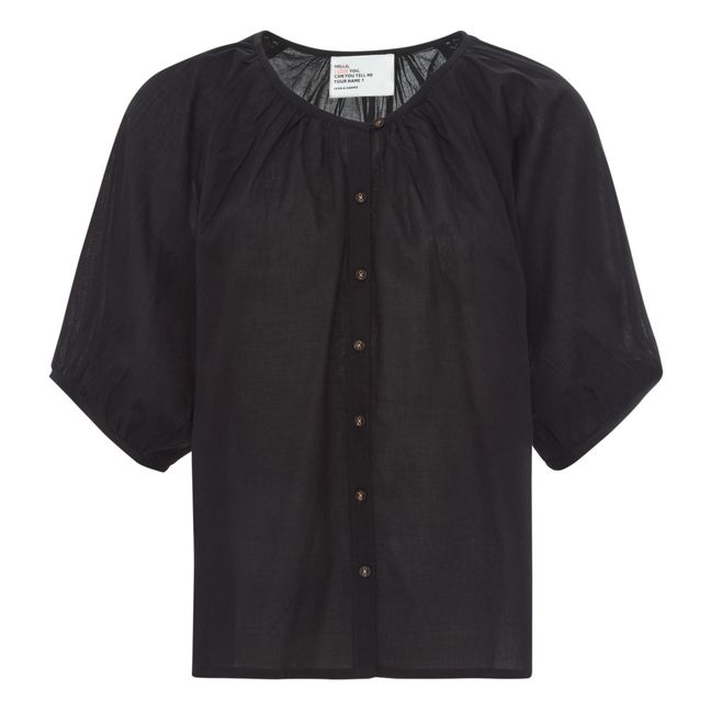 Blouse Cool Coton Bio | Noir