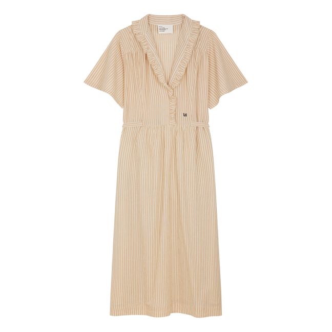 Rare Line Organic Cotton Dress | Camel