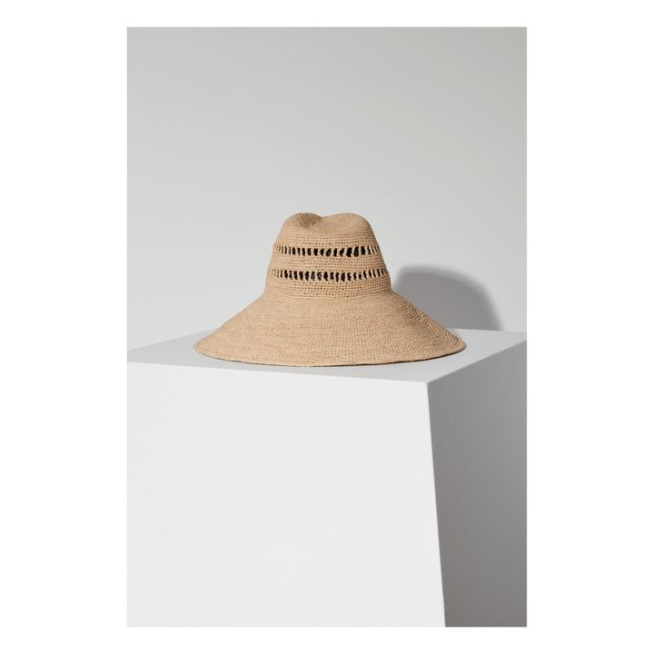 Sombrero de rafia Harlow | Natural- Imagen del producto n°6