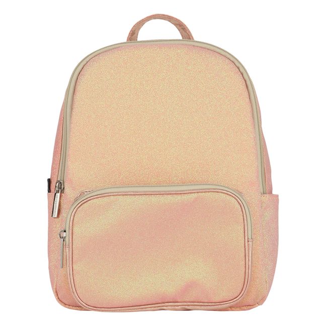 Small Glitter Backpack | Coral