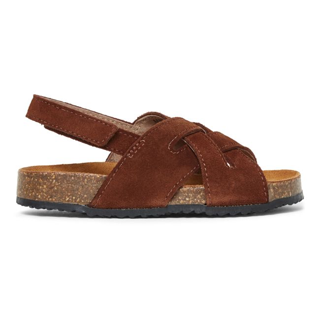 Sandales Tressées Suede - Two Con Me | Marron
