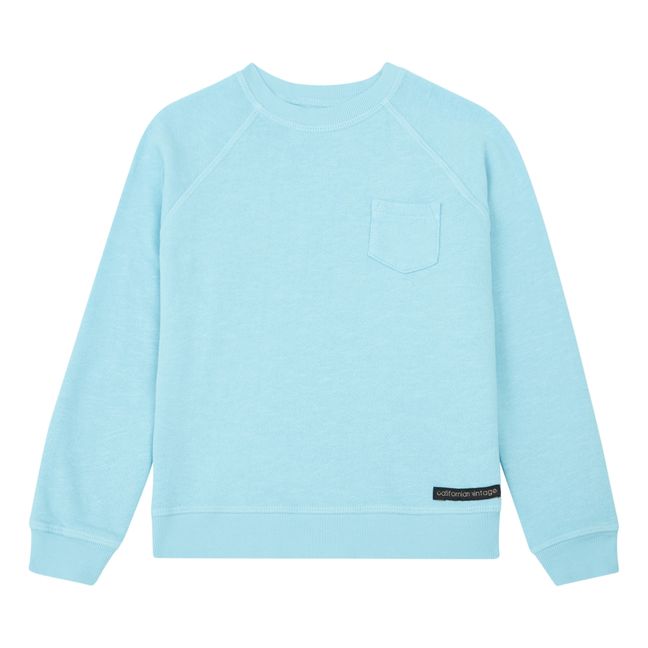 Solid Sweatshirt | Azul Cielo