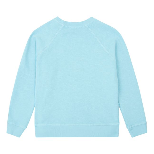 Solid Sweatshirt | Azzurro